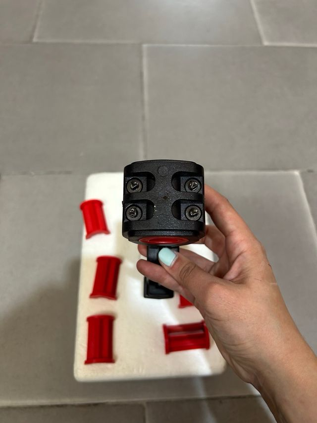 Soporte para dejar cascos de moto