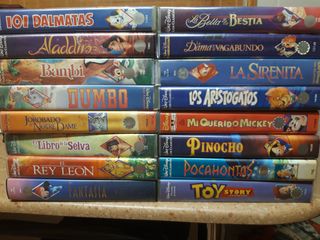 Películas de Disney en video VHS