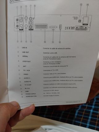 Receptor satelite digital MVISION €+