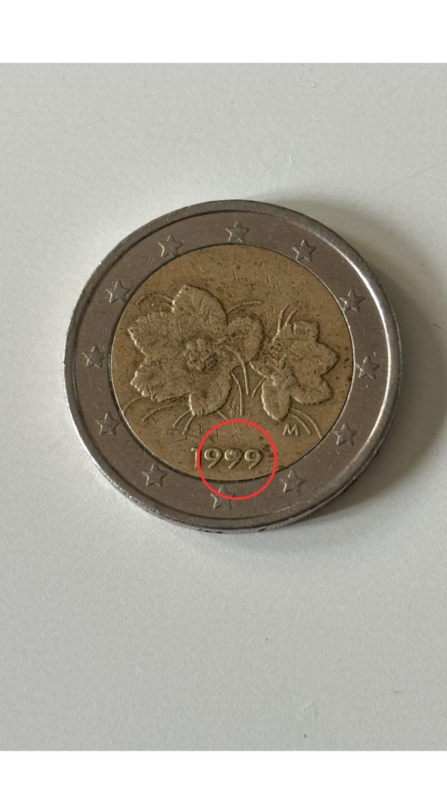 2 euro 1999 Moneda dalla Finlandia