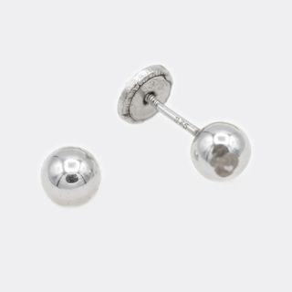 Pendientes Oro Blanco de Ley 18 KT