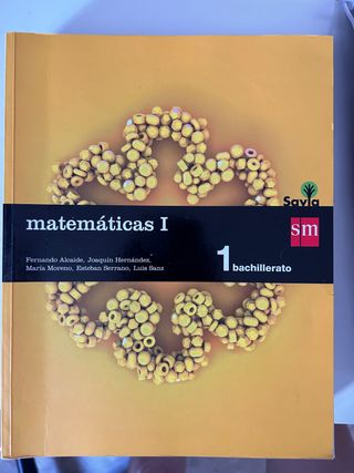 Libro 1 bachillerato matemáticas