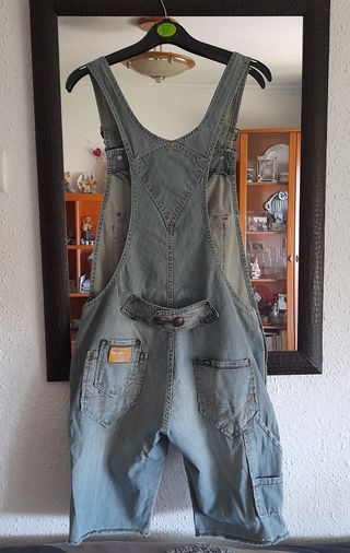 Lois vintage.Peto corto vaquero mujer L o 38-40. 