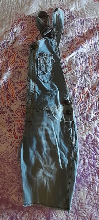 Lois vintage.Peto corto vaquero mujer L o 38-40. 