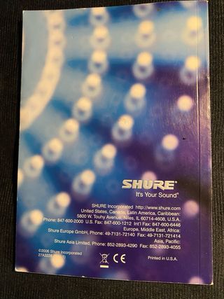 Micros SHURE PG56 Como NUEVOS