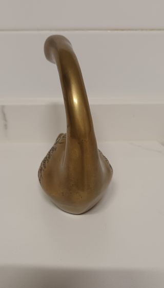 ANTIGUA FIGURA CISNE COBRE-LATÓN