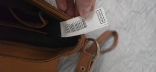 Bolso bandolera camel MSK universidad/oficina