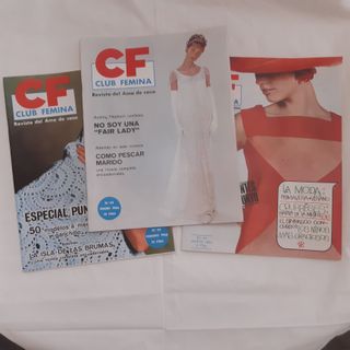 3 Ejemplares revista Club Femina, Nº 43, 44 y 45
