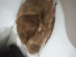 ANTIGUO GORRO DE PIEL GENUINA