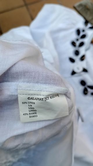 Chaqueta fiesta lino y pedrería