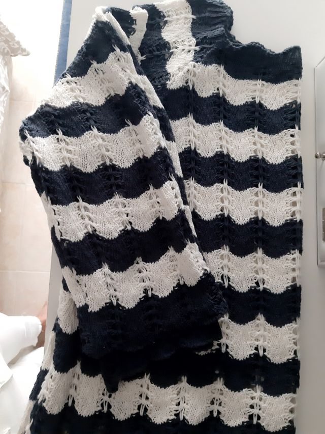 JERSEY CALADO AZUL BLANCO