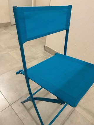 Silla plegable terraza y jardin
