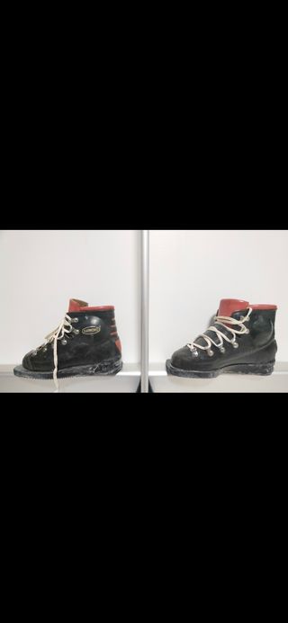 Botas de esquí antiguas