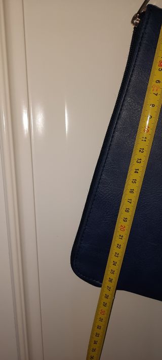 Bolso cartera azul marino