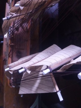 Maqueta del barco ciclo XVIII