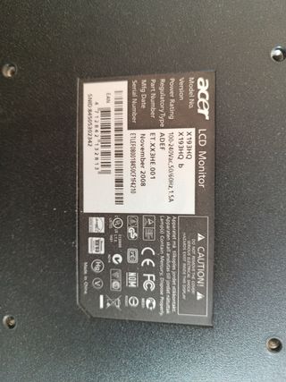 Monitor PC Acer 19