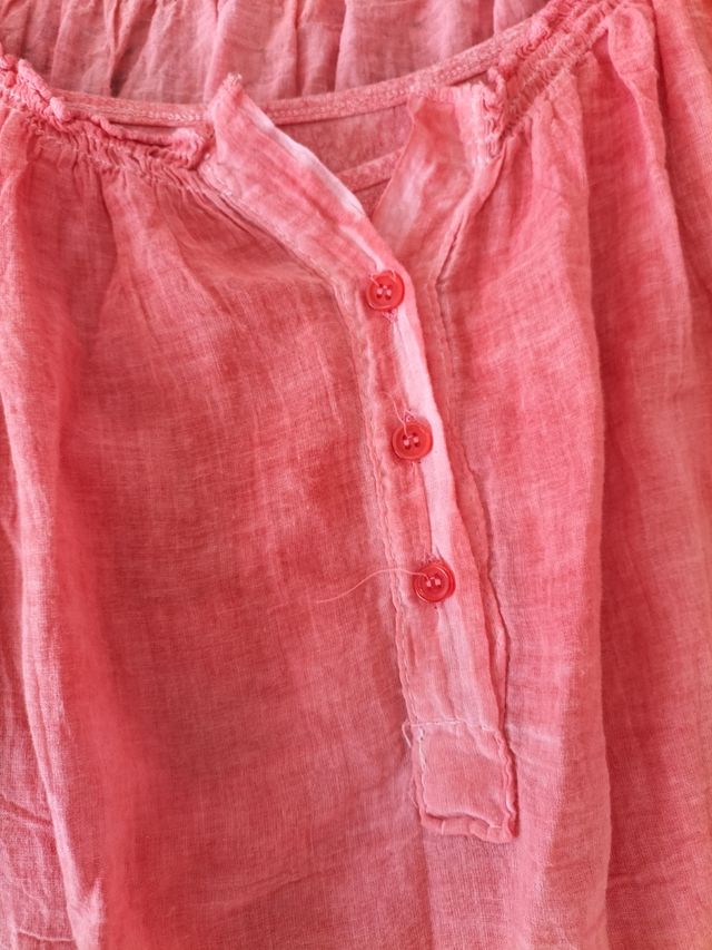 CAMISA/CAMISETA VERANO COLOR CORAL TALLA 40