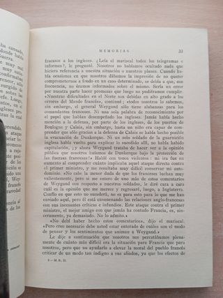 PRELUDIO A LA CATÁSTROFE. MARISCAL SPEARS.