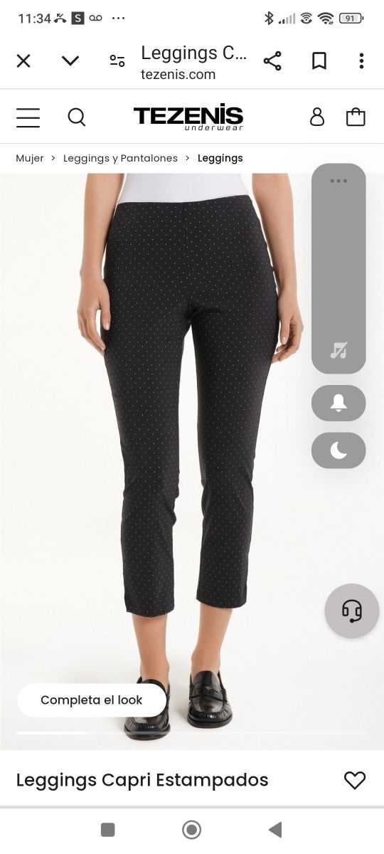 Pantalón leggins con puntitos nuevos