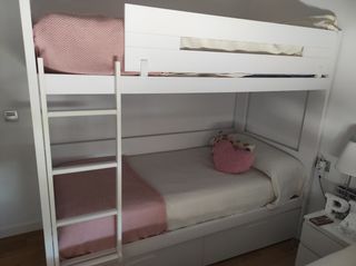 Litera madera blanca