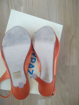 Zapatos tacón Naranja 🧡