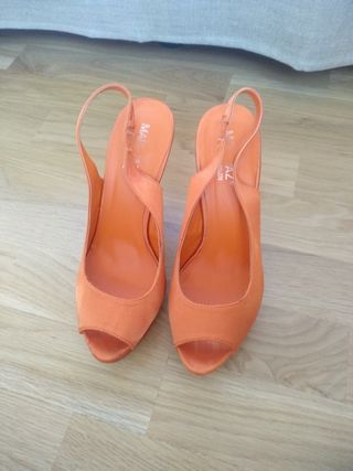 Zapatos tacón Naranja 🧡