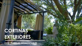 PACK DE 2 CORTINAS/PANELES EXTERIOR IMPERMEABLE