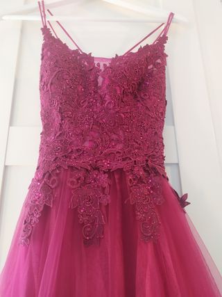 Vestido fiesta corte princesa