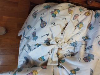 Colcha edredón infantil. Cama 105cm