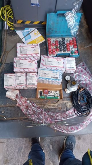 Material Caldera Roca gas y gasoil y Thermor