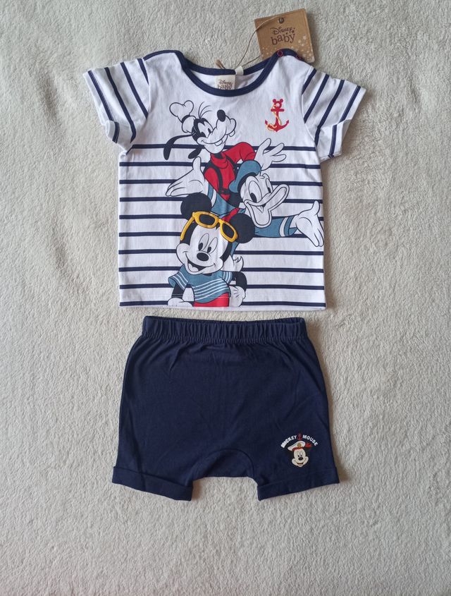 Conjunto marinero Mickey Mouse, Donald y Goofy