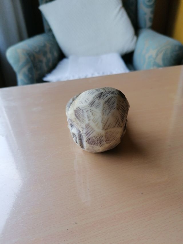 Figura azteca de alabastro