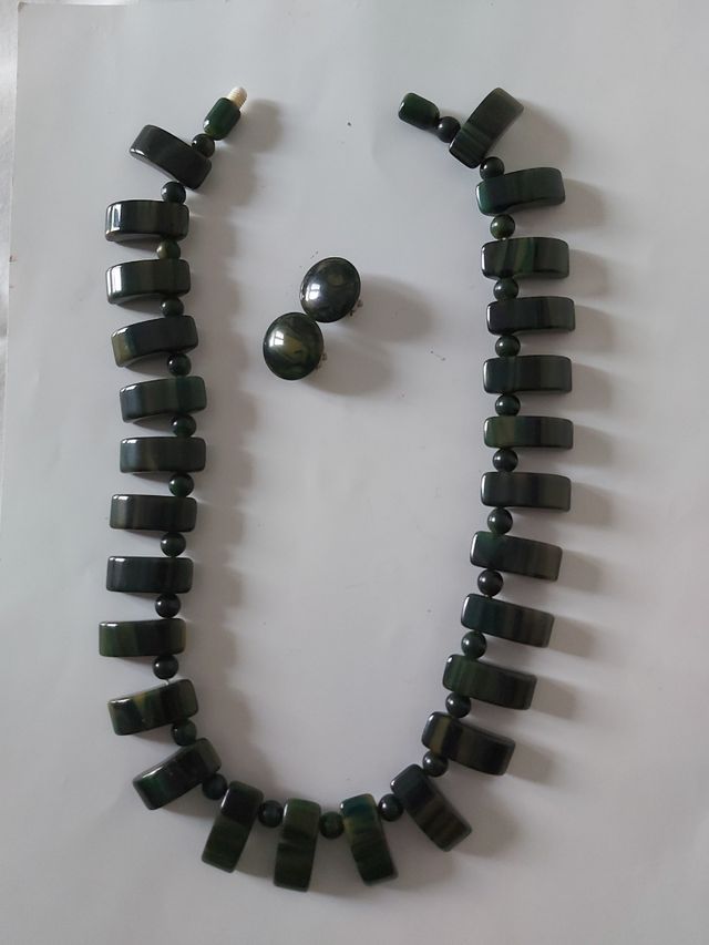 Collar de Bakelite (Baquelita) testada vintage