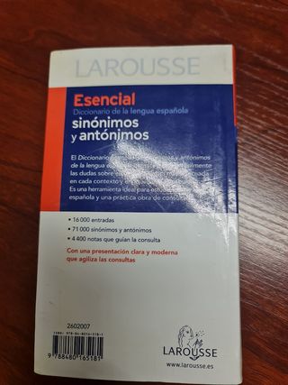 SINONIMOS Y ANTONIMOS