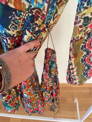 Vestido estampado Zara