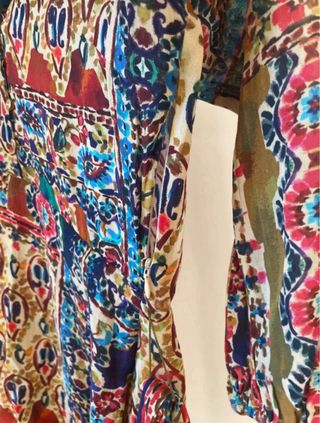Vestido estampado Zara