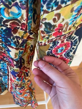 Vestido estampado Zara