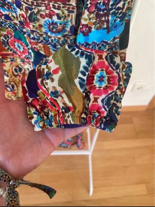 Vestido estampado Zara