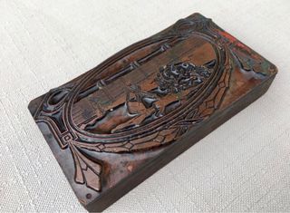 Sello de imprenta Madrid Richard Gans