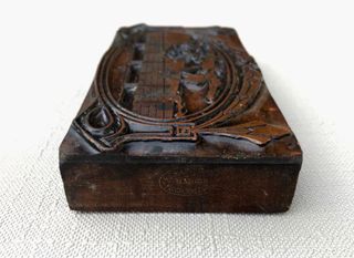 Sello de imprenta Madrid Richard Gans