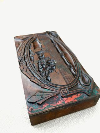 Sello de imprenta Madrid Richard Gans