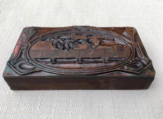 Sello de imprenta Madrid Richard Gans