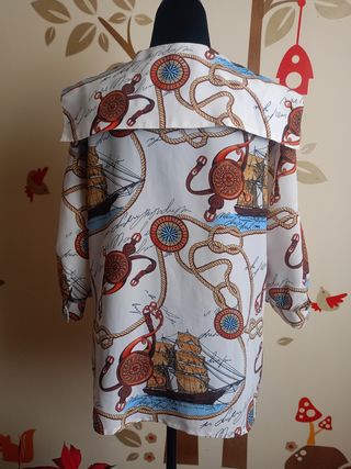 Blusa vintage dressing velero