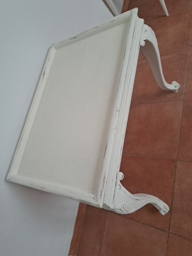 MESA RESTAURADA AUXILIAR O DE CENTRO VINTAGE