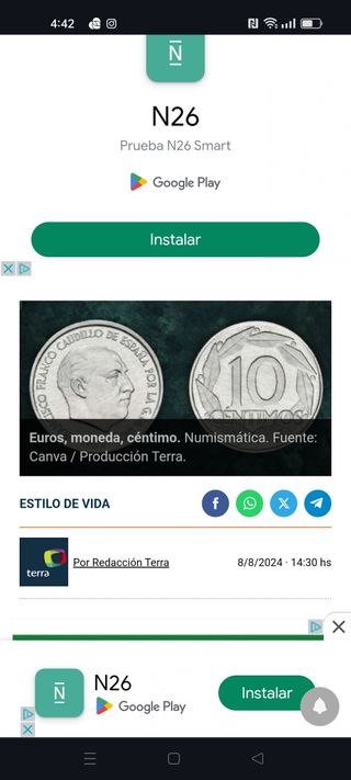 Moneda Año 1959 franco