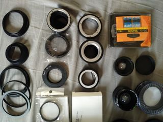 Objetivos lentes y adaptadores