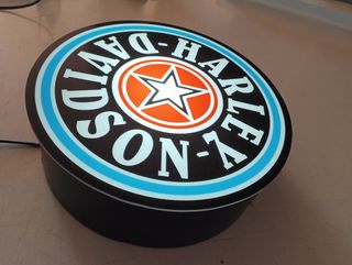 Harley Davidson, letrero luminoso
