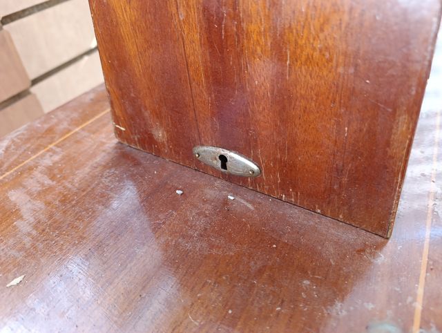 Mesa para máquina de coser vintage de pino