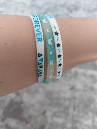 Pulseiras - best friends,  happy