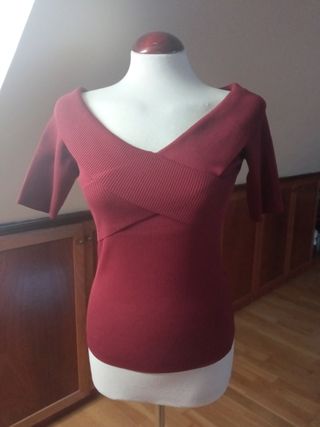 Jersey granate de punto